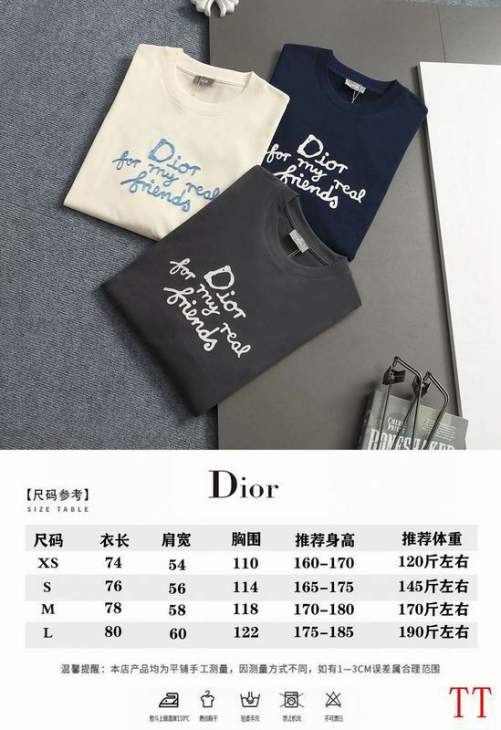 Dior T Shirts Short _SKUDiorXS-L20tr5515546
